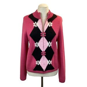 Vintage Saky Made in Italy Merino Wool Blend Cardigan 70’s